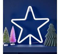Ginger Ray- Decorazione da Tavolo per Camino, Luce al Neon a Forma di Stella, MB-133