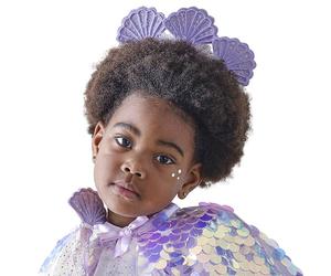 Ginger Ray Girls viola con paillettes olografiche a forma di sirena per feste di compleanno e costume One Size