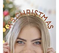 Ginger Ray MLC-153 - Accessorio per capelli in metallo con glitter rossi e oro, colore: oro