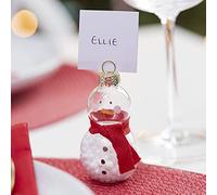 Ginger Ray MRY-146 - Porta carte segnaposto, colore: Rosso