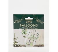 Ginger Ray - Palloncini con coriandoli a forma di agrifoglio-Multicolore No Size
