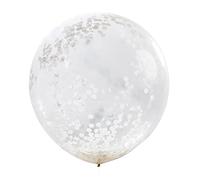 Ginger Ray Palloncini trasparenti riempiti di coriandoli x 3 decorazioni per feste, 91,4 cm Beautiful Botanics