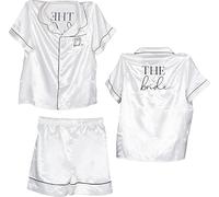 Ginger Ray Pigiama-La Sposa XL, Bianco, Piu Donna