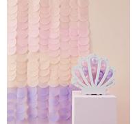 Ginger Ray Sfondo di carta velina pastello sirena decorazione per feste