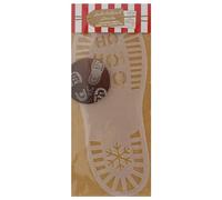 Ginger Ray Stencil con stampa di Babbo piede