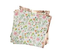 Ginger Ray Tovaglioli da cocktail con motivo floreale e oro rosa, confezione da 16 pezzi