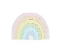 Ginger Ray Tovaglioli di carta a forma di arcobaleno pastello, confezione da 16