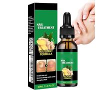 Ginger - Trattamento per unghie con supporto per unghie, 30 ml, siero per la crescita delle unghie, olio per la cura delle cuticole allo zenzero (1 pezzo)