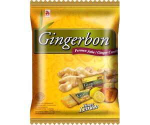 GINGERBON - Caramelle allo zenzero miele e limone - (1 X 125 GR)