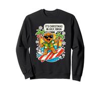 Gingerbread Christmas in July Bruh Cool Xmas Novelty Humor Felpa