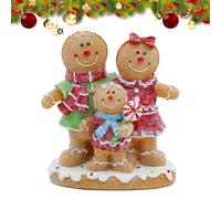 Gingerbread Decorations,Cute Resin Figure | Gingerbread Figures,for Desk Bedside Counter Living Room Bedroom Nursery With Easy Clean Properties, Allowing Quick Wipe Maintenance To Keep Them Proo