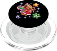 Gingerbread Fairy Magic con stella di zucchero PopSockets PopGrip per MagSafe