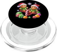 Gingerbread Friends Altalena Natale Divertimento PopSockets PopGrip per MagSafe