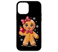 Gingerbread Girl Christmas Cookie Baking Xmas Women Kids Custodia per iPhone 12 mini