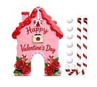 Gingerbread Golf Game, Funny Portable Candy, Mini Game Set with Family Theme, Golf Games with Indoor Outdoor Play, Party Games Accessories, Home Room Party for Holiday Gatherings Carnival