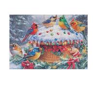 Gingerbread House Christmas Rompicapo 300 Pezzi Puglia Per Adulti Cartone Spesso Resistente Per Tempo Libero E Passatempo Da Passatempo Con Poster Incluso Top Vendita 300 PCS（40x28cm）