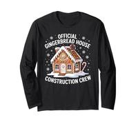 Gingerbread House Construction Crew 67 Meme Maglia a Manica