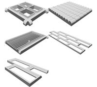 Gingerbread House Molds Decorative Pattern Set Cookie Cutters Baking Tools