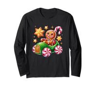 Gingerbread Joyride Carino Candy Delight Maglia a Manica