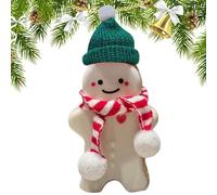 Gingerbread Man Bottle - Festive Drink Container, Seasonal Beverage Jar for Family Gatherings, Glass Drink Holder with Secure Lid, Kitchenware Accessory, Holiday Drinking Vessel for Milk, Juice