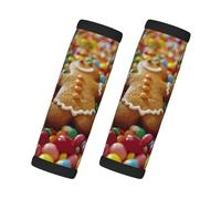 Gingerbread Man Candy Pack Bagagli Maniglia Wrap Valigia Tag Identifier Marker Grip Accessori da viaggio Aereo