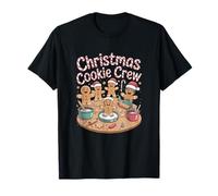 Gingerbread Man Cozy Baking Christmas Cookie Crew Maglietta