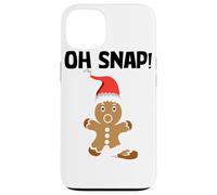 Gingerbread Man Oh Snap Cookie Christmas Stocking Stuffer Custodia per iPhone 13