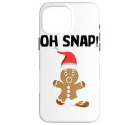 Gingerbread Man Oh Snap Cookie Christmas Stocking Stuffer Custodia per iPhone 16 Pro Max
