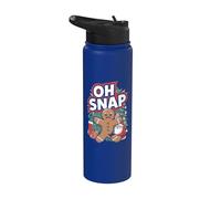 Gingerbread Man Oh Snap Stainless Steel Insulated Water Bottle