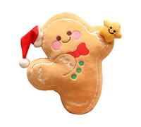 Gingerbread Man pillow- Holiday Decorative Cushion, Christmas Plush Pillow, Festive Home Decor | Sofa Accessory, Christmas Tree Decoration, Cute Holiday Cushion, Soft pillowFor Kids, Seasonal H