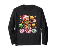 Gingerbread Peppermint Wonderland Delight Maglia a Manica