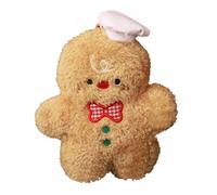 Gingerbread Plush - 9,84 pollici Gingerbread Stuffed Animal, Gingerbreadd Man Pillows For Christmas Small, Christmas Soft Hugging Pillow, Stuffed Gingerbreadd Man For Girl Teen Halloween Wedding