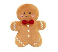 Gingerbread Plush - Adorable Holiday Cushion, Soft Gingerbread Man Plush for Bedroom, Living Room, Nursery, Sofa Seating | Home Decor, Kids and Teens, Car Accessory, Adults, Christmas Decoration