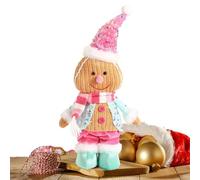 Gingerbread Plush - Animale di Peluche di Natale, Bambola Carina Morbida e timida | Decorazione stagionale delle Vacanze, Peluche di Pan di per la Decorazione Domestica del Soggiorno, d