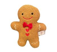 Gingerbread Plush | Space-Saving Decorative Throw Pillows | Christmas Gingerbread Man Plush Toys | Children's Room Décor For Adult Boys Girls Bedroom Living Room Sofa Desk Home Car Holiday Birthday