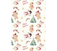 Gingerbread & Snowmen Christmas Notebook: 6x9 inch | 120 pages | A cheerful gingerbread-and-snowman Christmas journal with Philippians 4:7