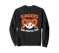 Gingers Are People Too Kids Girls Funny Gingers Meme Redhead Felpa