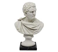GINGERSHOPONLINE Busto Statua Design: Caracalla (imperatore romano) - Riproduzione busto, scultura in marmo e resina - circa 16 cm, 350 gr. - Prodotto Made in Italy - Idea Regalo Casa