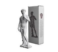 GINGERSHOPONLINE Statua del David di Michelangelo, Riproduzione Artistica in Scala, Disponibile in 4 misure, con Scatola e Certificazione (20cm - 7,87")
