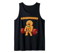 Gingershred Funny Gingerbread Man Gym Workout Christmas Canotta
