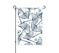 Gingko Biloba, bandiera estiva da giardino bifacciale da 12x18 pollici per esterni