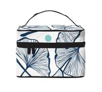 Gingko Biloba, borsa da viaggio per il trucco da donna, grande organizer per cosmetici