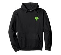 Gingko Foglia (Vintage Verde Chiaro Sinistra) Gingko Felpa con Cappuccio