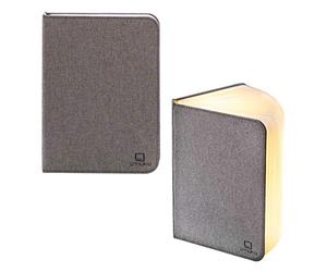 Gingko Smart Book Light - Tessuto grigio