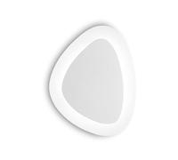 Applique Moderna Gingle Metallo Bianco Led 19W 3000K Luce Calda