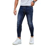 GINGTTO Jeans Uomo Pantaloni Skinny Elastico Stretch Denim Pants | Gamba Super Elastica E Affusolata, Adatta Per Il Tempo Libero, Il Lavoro, Gli Appuntamenti