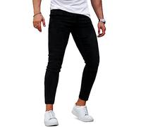 GINGTTO Jeans Uomo Pantaloni Skinny Elastico Stretch Denim Pants | Gamba Super Elastica E Affusolata, Adatta Per Il Tempo Libero, Il Lavoro, Gli Appuntamenti