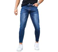 GINGTTO Jeans Uomo Pantaloni Skinny Elastico Stretch Denim Pants | Gamba Super Elastica E Affusolata, Adatta Per Il Tempo Libero, Il Lavoro, Gli Appuntamenti