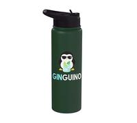 Ginguino | Gin Cocktail | Alcol | Divertenti Gin e Tonic Stainless Steel Insulated Water Bottle