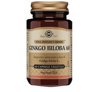 Solgar Ginkgo Biloba 60 Integratore Alimentare, 60 Capsule Vegetali